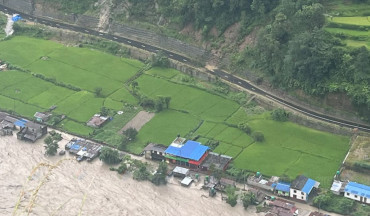 कालीगण्डकीको बाढीले फर्सेमा २५ घर बगायो